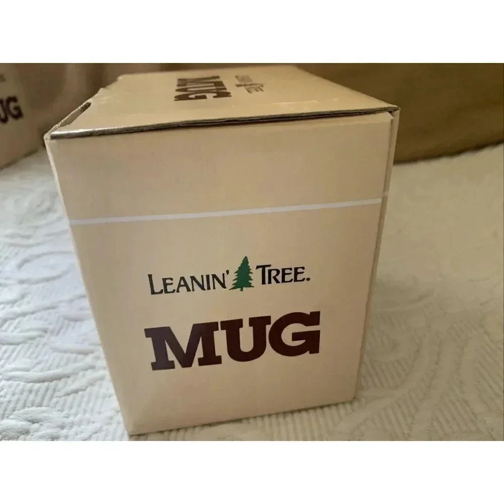 Vintage NEW in Box‎ Eagle Art Ceramic Coffee Mug Leanin Tree Inspirational Quote
